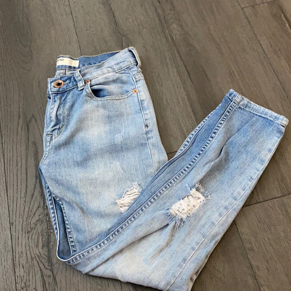 Cotton On Distressed Boyfriend Jeans size 2